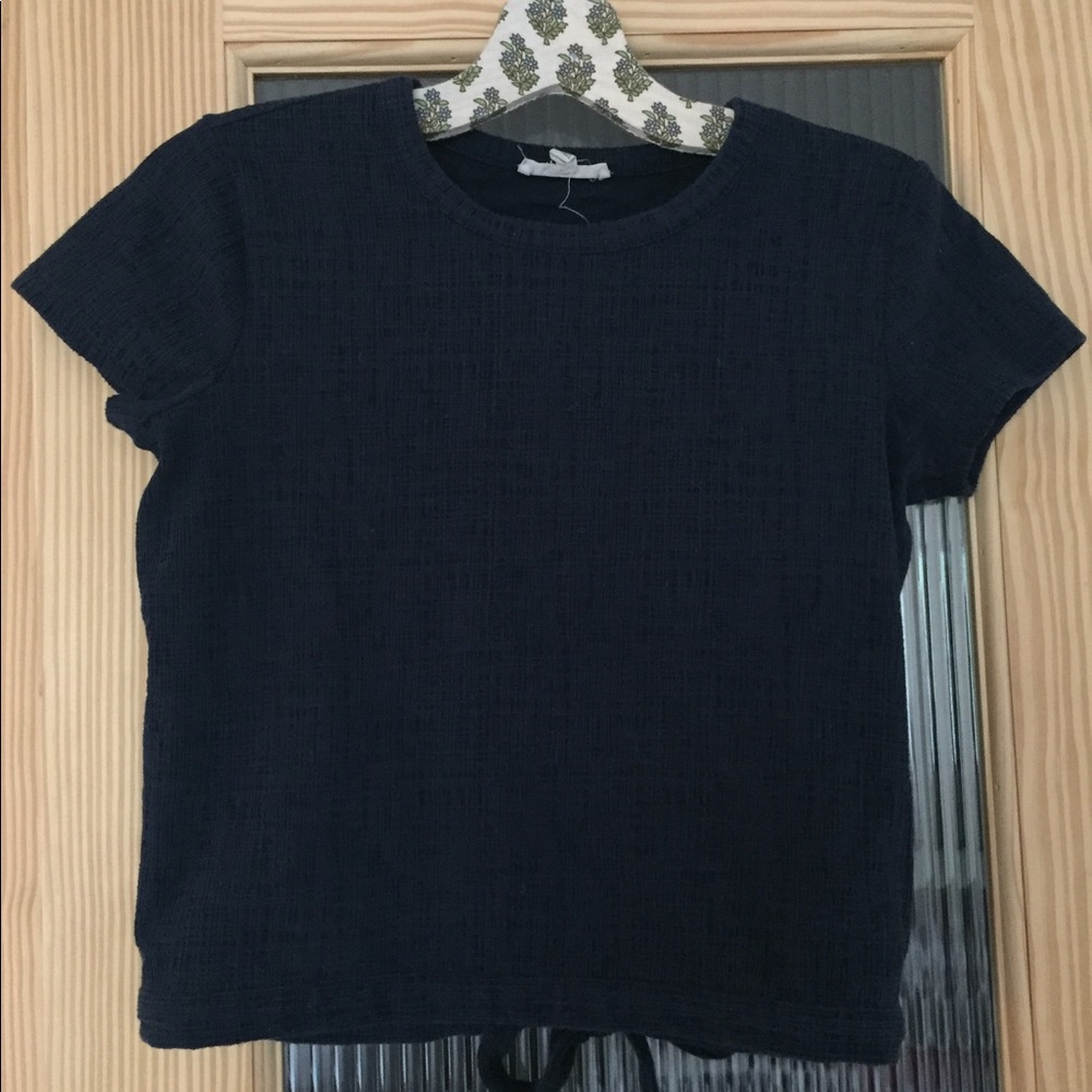 Madewell Surplice Tie Back T Shirt